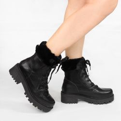 Coturno Zatta Tratorado Pelucia Margot Preto