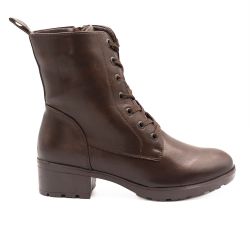 Bota Zatta Coturno Cano Médio Yolanda Marrom