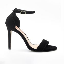 Sandália Zatta Salto Fino Maya Preto Nobuck