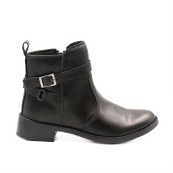Bota Zatta Montaria Fivela Mafalda Preta