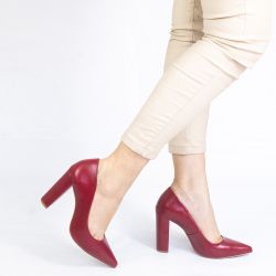 Scarpin Zatta Salto Grosso Jaine Marsala