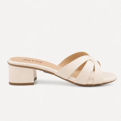 Tamanco Zatta Casual Salto Bloco Thaís Off White