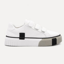 Tênis Zatta Feminino  Flatform Mary  Branco