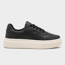 Tênis Casual Zatta Flatform  Kimberly Preto
