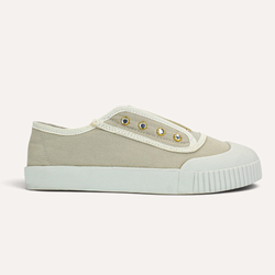 Tênis Zatta  Lona Sem Cadarço Berenice Off White