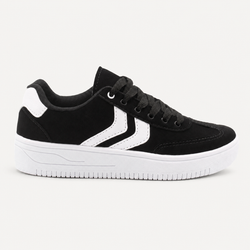 Tênis Zatta Casual  Listras Laterias Kalime Preto