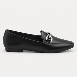 Mocassim Zatta Detalhe de Fivela Magda Preto