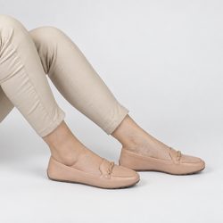 Mocassim Zatta Corrente Flat  Micaela Nude