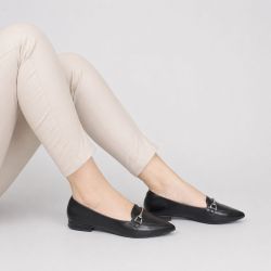Mocassim Zatta Bico Fino Mayara Preto