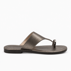 Rasteira de Dedo Metal Zatta Alaide Chumbo