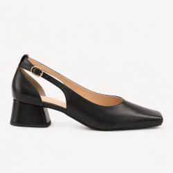 Sapato Zatta  Retrô  Bico Quadrado Ingrid  Preto