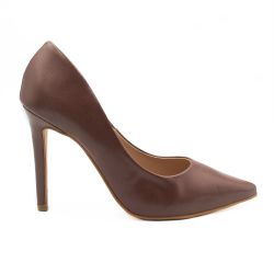 Scarpin Bico Fino Salto Suzy Chocolate