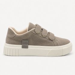 Tênis Zatta Feminino  Flatform Mary  Cinza