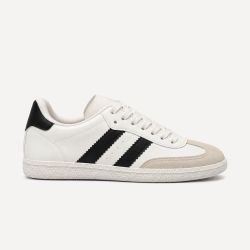 Tênis Zatta  Casual Duas Listras Andressa Off White