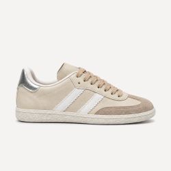 Tênis Zatta  Casual Duas Listras Andressa Creme