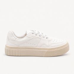 Tênis Casual Zatta Flatform  Kimberly Off White