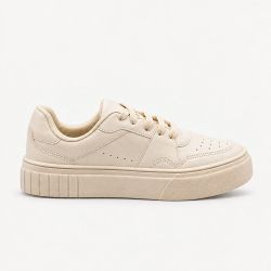 Tênis Casual Zatta Flatform  Kimberly Creme