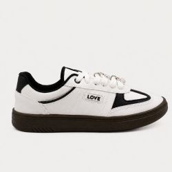 Tênis Zatta Casual Pingente Antonela Preto