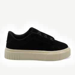 Tênis Zatta Casual Ajuste Elástico Gaby Preto