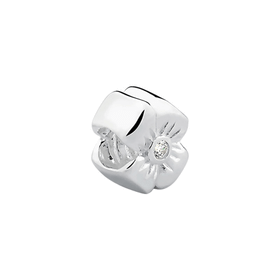 Imagem do produto Berloque Flor com Zircônia Prata 925 Realizações