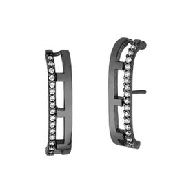 Imagem do produto Brinco Ear Hook Moonlight Folheado a Ródio Negro