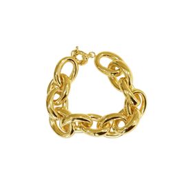 Imagem do produto Pulseira Elos Grandes Folheada a Ouro 18k