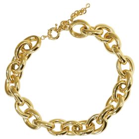 Imagem do produto Colar Elos Grandes Folheado a Ouro 18k