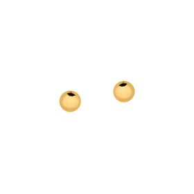 Imagem do produto Brinco Bolinha Lisa Folheado a Ouro 18k