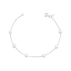 Imagem do produto Pulseira de Pérolas Biwa Prata 925
