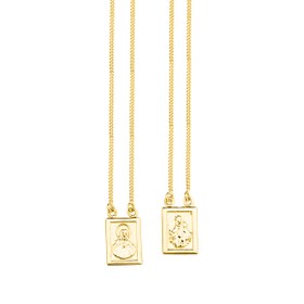 Imagem do produto Colar Escapulário Clássico Folheado a Ouro 18k