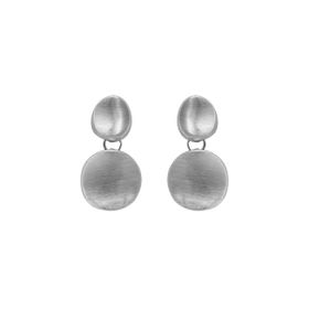 Imagem do produto Brinco Argento Redondo Pendente Prateado