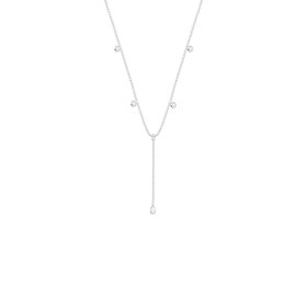Imagem do produto Colar Dépayser em Y com Mini Zircônias Folheado a Ródio