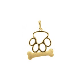 Imagem do produto Pingente Ouro 18k Osso e Pata de Cachorro New Gold