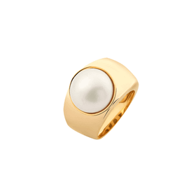 Imagem do produto Anel Kindness com Pérola Folheado a Ouro 18k