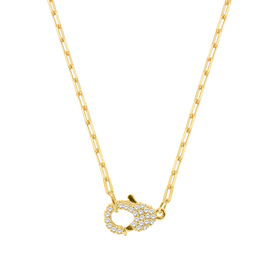 Imagem do produto Colar Beauté com Fecho Cravejado de Zircônias Folheado a Ouro 18k