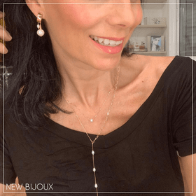 Imagem do produto Brinco com Pérolas Barrocas Folheado a Ouro 18k