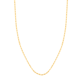 Imagem do produto Colar Corrente Elos Alongados Folheado a Ouro 18k
