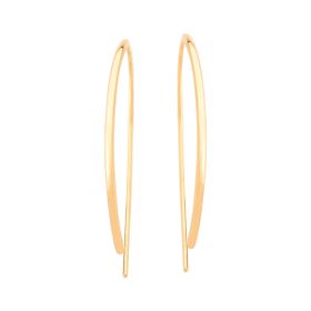 Imagem do produto Brinco de Ouro 10k Liso Anzol New Gold