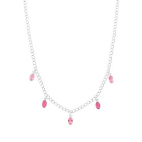 Imagem do produto Colar Paixão Navetes Pink Prata 925