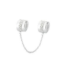 Imagem do produto Berloque Stopper Cravejado de Zircônias Prata 925