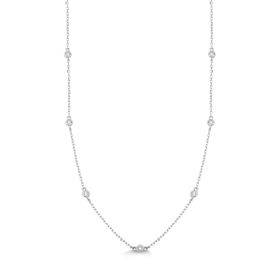 Imagem do produto Colar Tiffy Pontos de Luz Longo Prata 925 com Banho de Ródio New Dreams