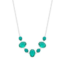 Imagem do produto Colar com Cristal Oval Paraíba Prata 925