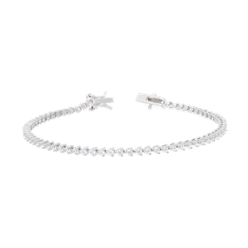 Imagem do produto Pulseira Riviera de Zircônia em Prata 925