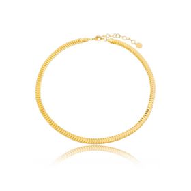 Imagem do produto Colar de Malha Escamada Folheado a Ouro 18k