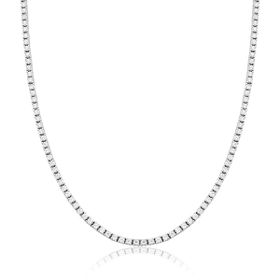 Imagem do produto Colar Riviera 38cm com Zircônias de 2mm Prata 925