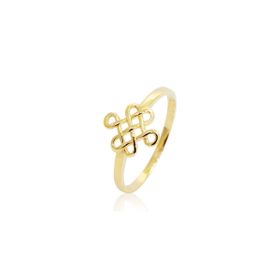 Imagem do produto Anel nó do amor em ouro 10k