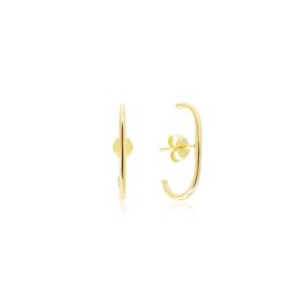 Imagem do produto Brinco ear hook liso de 1,60mm em ouro 10k