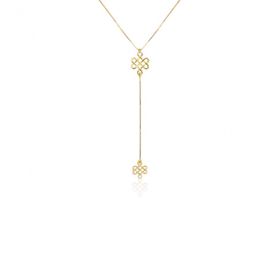 Imagem do produto COLAR GRAVATINHA NO TIBETANO 40CM EM OURO 10K