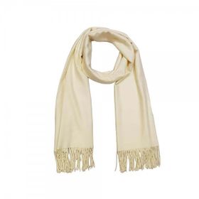 Imagem do produto XALE ACRILICO OFF-WHITE LOTUS 180X70CM COM 10CM FRANJA 350GR