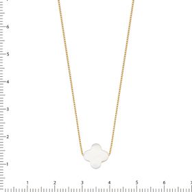 Imagem do produto Colar com cleef madrepérola folheado a ouro 18k